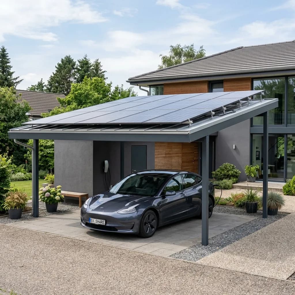 Solution 2 — La pergola ou le carport solaire